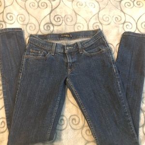 Levi’s jeans medium wash.